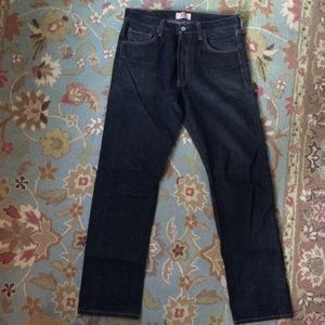 Levi’s 501 button fly men’s  jeans. Black straight leg.